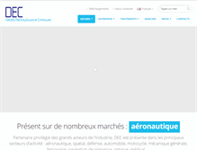 Tablet Screenshot of dec-sa.fr